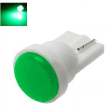 Led lemputė T10 / W5W - 1 COB LED žalia Led lemputė T10 / W5W - 1 COB LED žalia