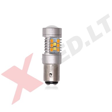 LED P21/5W 12V 6W 28SMD LED dviejų kontaktų automobilių posūkio gabarito/DRL lemputė LED P21/5W 12V 6W 28SMD LED dviejų kontaktų automobilių posūkio gabarito/DRL lemputė
