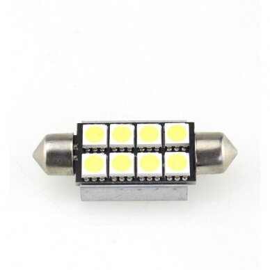 Led CAN BUS lemputė F10 / C5W 42mm - 8 LED 2