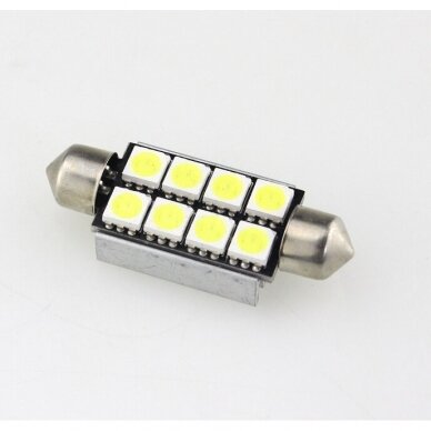 Led CAN BUS lemputė F10 / C5W 42mm - 8 LED 3