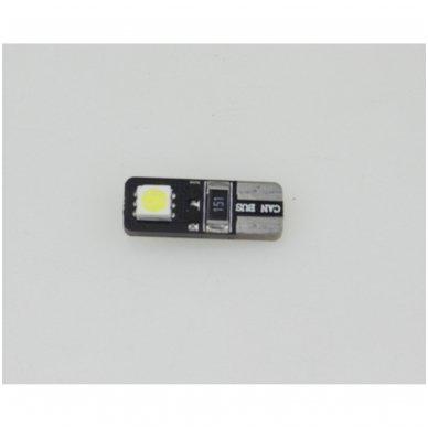LED CAN BUS lemputė T10 / W5W - 2 LED 2 LED CAN BUS lemputė T10 / W5W - 2 LED 2