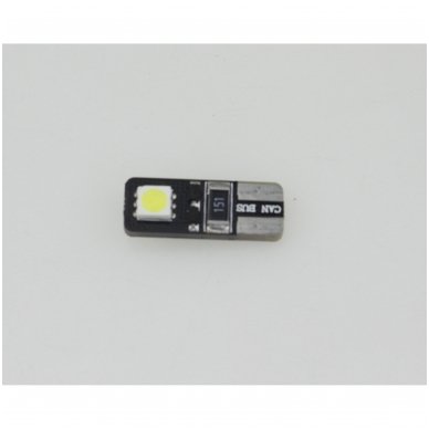 LED CAN BUS lemputė T10 / W5W - 2 LED 2