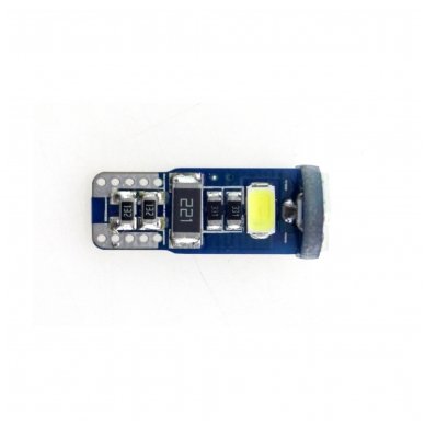 Balta LED CAN BUS lemputė T10 / W5W - 5 LED 1 Balta LED CAN BUS lemputė T10 / W5W - 5 LED 1