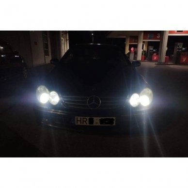 Balta LED CAN BUS lemputė T10 / W5W - 5 LED 6 Balta LED CAN BUS lemputė T10 / W5W - 5 LED 6