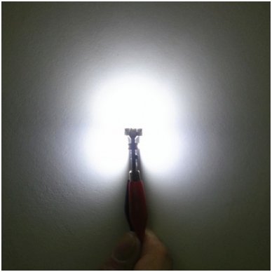 Balta LED CAN BUS lemputė T10 / W5W - 5 LED 4 Balta LED CAN BUS lemputė T10 / W5W - 5 LED 4