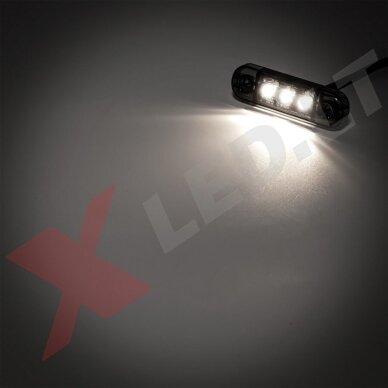 LED DARK Priekio gabaritinis žibintas SLIM sertifikuotas 1vnt. 1 LED DARK Priekio gabaritinis žibintas SLIM sertifikuotas 1vnt. 1