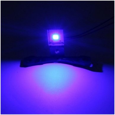 LED Devil Eyes mėlynos tuning linzių lemputės 5