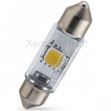 Led lemputė C5W / F10 1vnt. PHILIPS X-tremeVision LED, 38mm 4000K 128584000KX1, 8727900703412 1