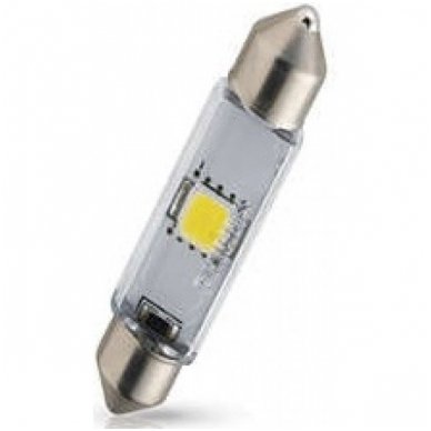 LED lemputė C5W / F10 1vnt. PHILIPS X- tremeVision LED, 38mm 6000K 128596000KX1 1