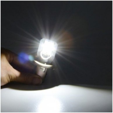 LED lemputė M2S BA20D S2 6W 800LM 12-24V motociklams / keturračiams / sunkvežimių 2