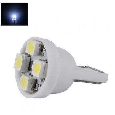 Led lemputė T10 / W5W - 4 LED Led lemputė T10 / W5W - 4 LED