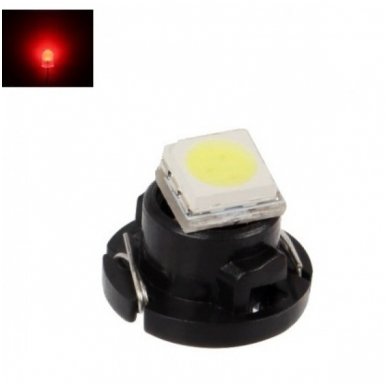 Led lemputė T4.7 - 1 LED raudona Led lemputė T4.7 - 1 LED raudona