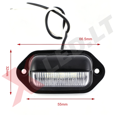 LED numerio apšvietimas 12V-24V transportui SAE DOT L 09 žibintas 2