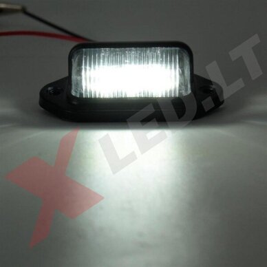 LED numerio apšvietimas 12V-24V transportui SAE DOT L 09 žibintas 5 LED numerio apšvietimas 12V-24V transportui SAE DOT L 09 žibintas 5