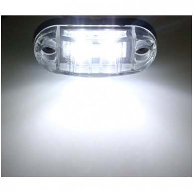 LED šoninis gabaritinis žibintas 12-24V automobiliui, sunkvežimiui, priekabai baltas 00SM1 E11 0212 DOT SAEP2P307 1 LED šoninis gabaritinis žibintas 12-24V automobiliui, sunkvežimiui, priekabai baltas 00SM1 E11 0212 DOT SAEP2P307 1