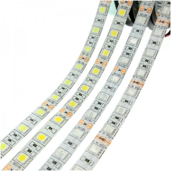 LED juosta mėlyna 12V 14.4W/m LED5050 SMD hermetiška 1 LED juosta mėlyna 12V 14.4W/m LED5050 SMD hermetiška 1