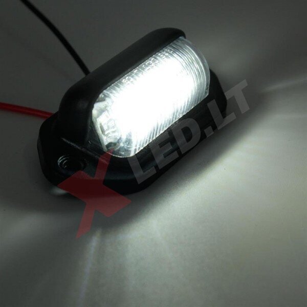 LED numerio apšvietimas 12V-24V transportui SAE DOT L 09 žibintas 7 LED numerio apšvietimas 12V-24V transportui SAE DOT L 09 žibintas 7