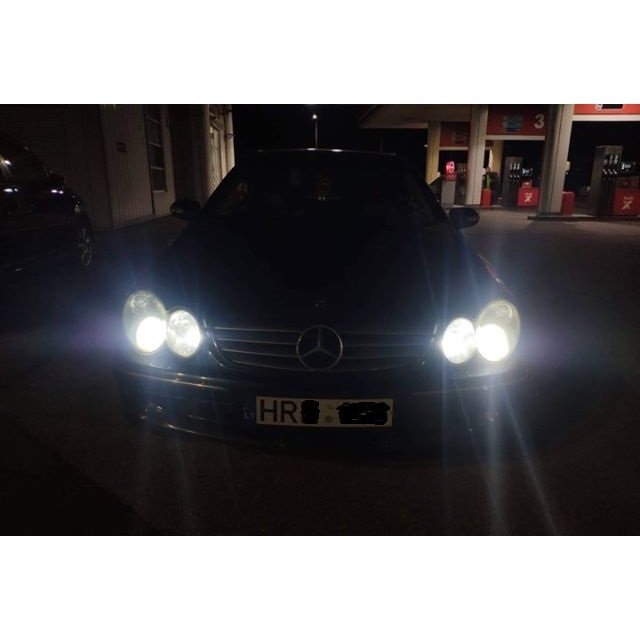 Balta LED CAN BUS lemputė T10 / W5W - 5 LED 6