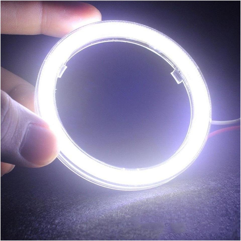 LED SMD Angel Eyes DRL 80 mm žibintų žiedai 1 LED SMD Angel Eyes DRL 80 mm žibintų žiedai 1