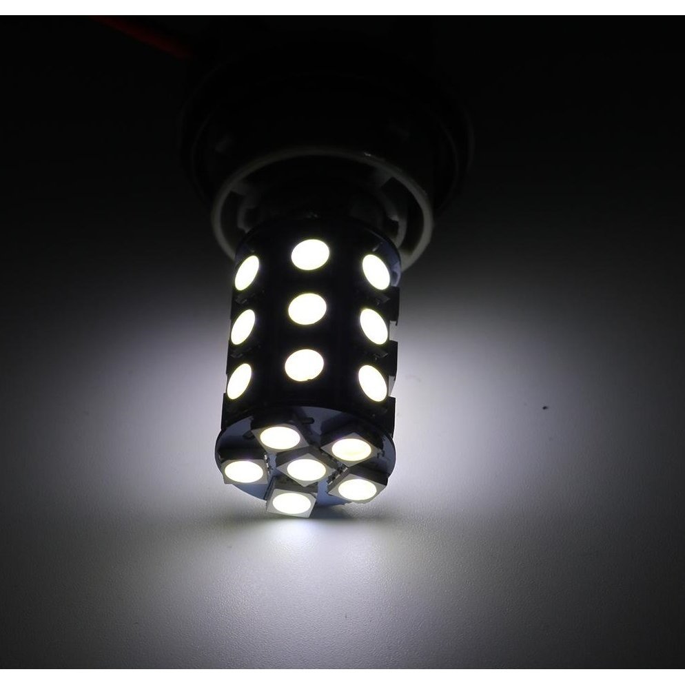 LED P21W BA15S 2w 12v 24SMD LED - dienos žibintų, stabdžių, atbulinės eigos, posūkio lemputė 3
