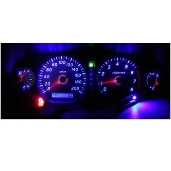 Mėlyna led B8.5D 1led smd spidometro, prietaisų skydelio lemputė 1