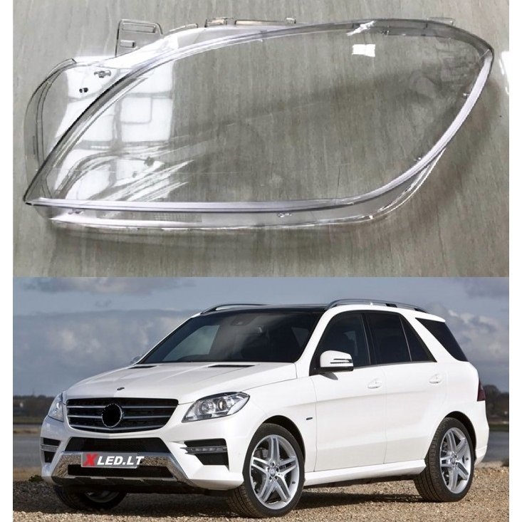 MERCEDES BENZ ML W166 (2011-2015) - Kairės pusės žibinto stiklas MERCEDES BENZ ML W166 (2011-2015) - Kairės pusės žibinto stiklas