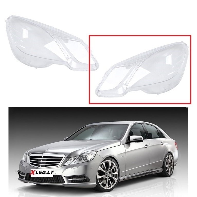 MERCEDES BENZ E W212 (2009-2013) - Kairės pusės žibinto stiklas