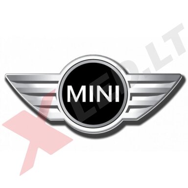 MINI COOPER LED 3D originalus logotipas šešėlis į duris 2vnt.