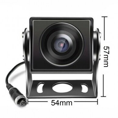 MINI Sunkvežimių parkavimo kamera AHD1080P 4PIN IP68 12V 2 MINI Sunkvežimių parkavimo kamera AHD1080P 4PIN IP68 12V 2