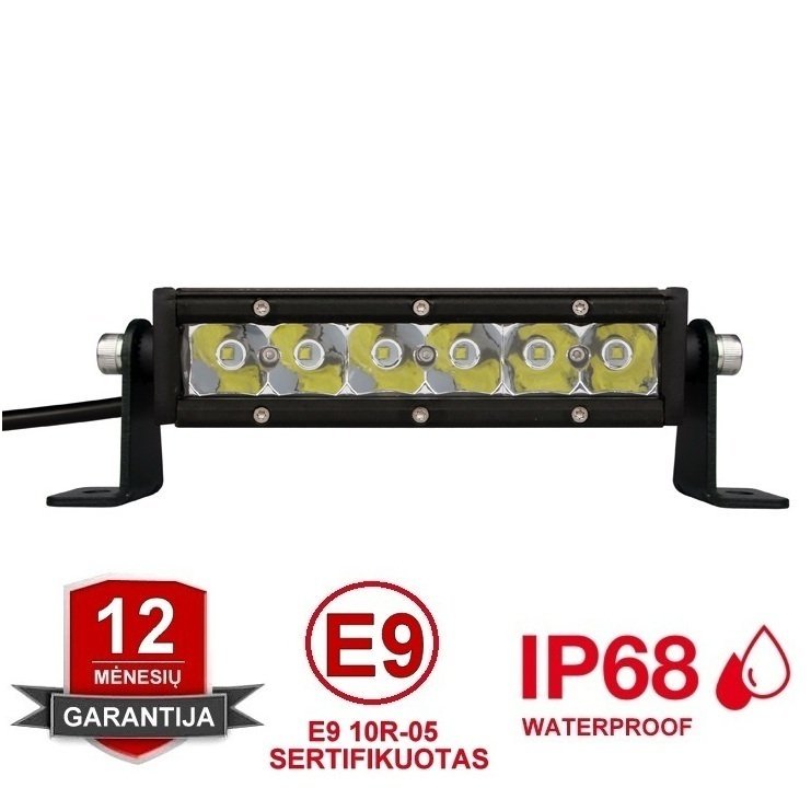 MINI LED BAR žibintas 30W 12-24V COMBO 19cm MINI LED BAR žibintas 30W 12-24V COMBO 19cm