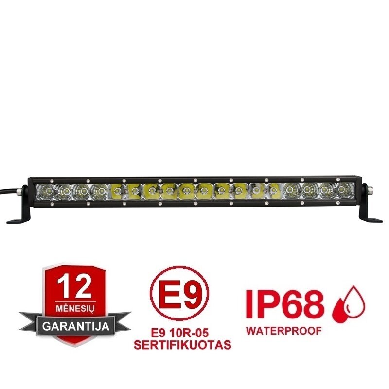 MINI LED BAR žibintas 80W 12-24V COMBO 43cm MINI LED BAR žibintas 80W 12-24V COMBO 43cm