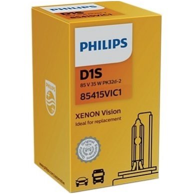 D1S NEW PHILIPS VISION originali 85415VIC1, 4400K xenon lemputė D1S NEW PHILIPS VISION originali 85415VIC1, 4400K xenon lemputė
