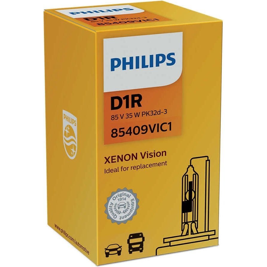 NEW Philips D1R Vision originali 85409VIC1 PK32d-3, 8727900364750 xenon lemputė NEW Philips D1R Vision originali 85409VIC1 PK32d-3, 8727900364750 xenon lemputė
