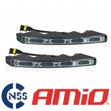 NSSC AMIO DRL-523HP mini lenkti LED dienos šviesos žibintai