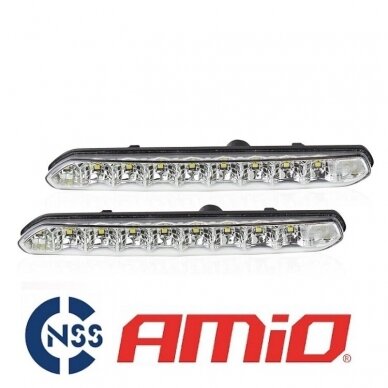 NSSC AMIO DRL-810 ver.2 LED dienos šviesos žibintai 12-24V