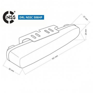 NSSC DRL-506HP LED dienos šviesos žibintai 9