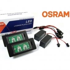 "Osram CHIPS" OEM AUDI LED numerių apšvietimas  A4 (B8), A5, Q5, TT, PASSAT 5D