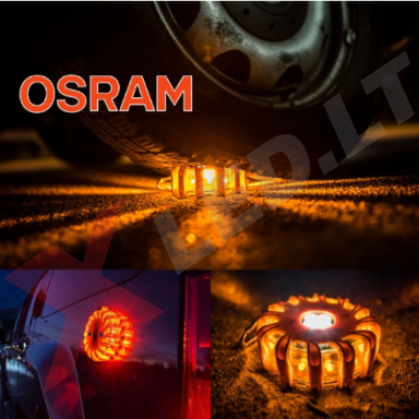 OSRAM LED SL302 švyturėlis su baterijom LEDguardian ROAD FLARE ORAN 4052899184053