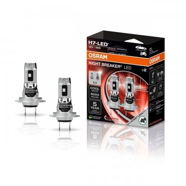 Osram NIGHT BREAKER SPEED H7 1:1 LED lempučių komplektas 64210DWNBSP-2HB | Legalios keliuose* Osram NIGHT BREAKER SPEED H7 1:1 LED lempučių komplektas 64210DWNBSP-2HB | Legalios keliuose*