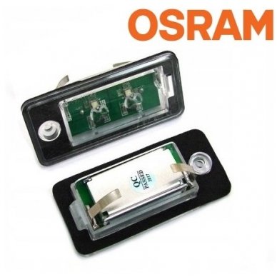"Osram CHIPS" OEM AUDI LED numerių apšvietimas