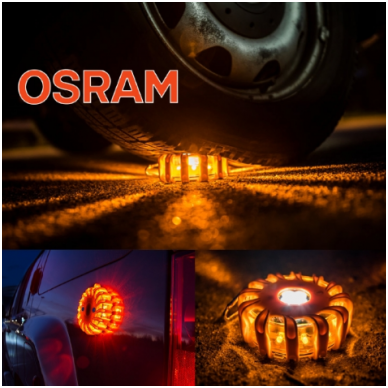 OSRAM LED SL302 švyturėlis su baterijom LEDguardian ROAD FLARE ORAN 4052899184053 1