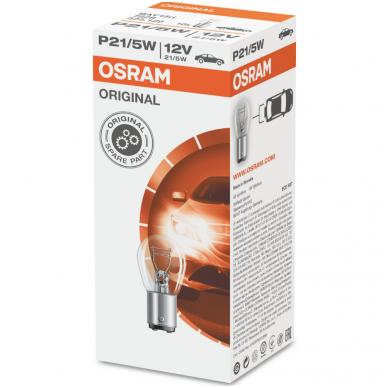 Osram P21/5W 7528 halogeninė lemputės 12V 21/5W 2