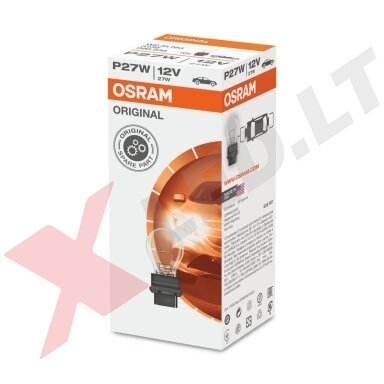 P27W / 3156 27W halogeninė lemputė OSRAM ORIGINAL W2.5x16d, 4008321090638 P27W / 3156 27W halogeninė lemputė OSRAM ORIGINAL W2.5x16d, 4008321090638