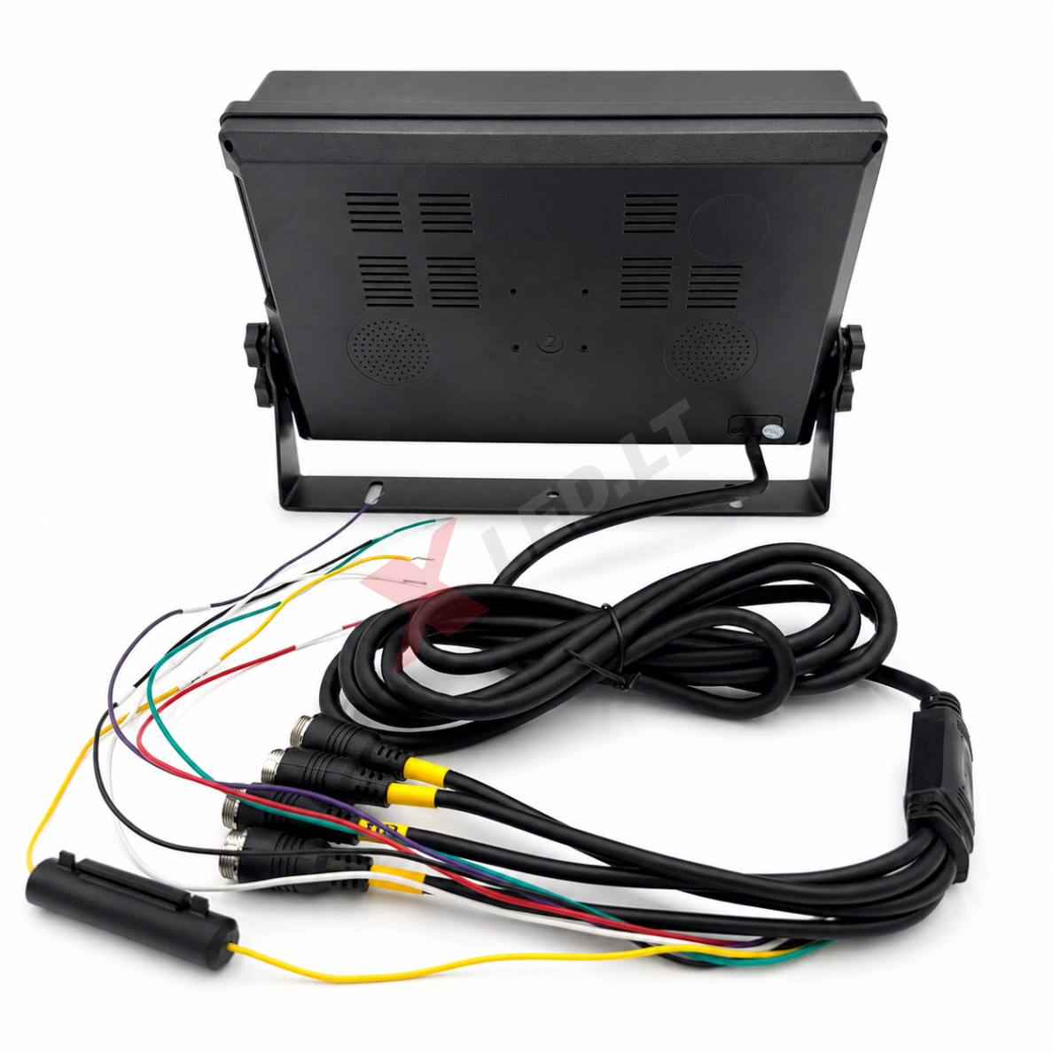 Parkavimo monitorius AHD 1080P DVR micro SD 10.1 colių 4 kanalai 4PIN 12V/24V 7