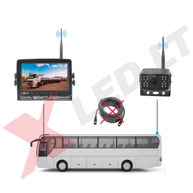 Papildoma AHD1080P belaidė parkavimo kamera skirta DVR SD monitoriui 12V/24V 8 Papildoma AHD1080P belaidė parkavimo kamera skirta DVR SD monitoriui 12V/24V 8
