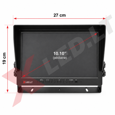 Parkavimo monitorius AHD 1080P DVR micro SD 10.1 colių 4 kanalai 4PIN 12V/24V 11 Parkavimo monitorius AHD 1080P DVR micro SD 10.1 colių 4 kanalai 4PIN 12V/24V 11