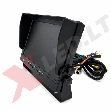 Parkavimo monitorius AHD 1080P DVR micro SD 10.1 colių 4 kanalai 4PIN 12V/24V 5 Parkavimo monitorius AHD 1080P DVR micro SD 10.1 colių 4 kanalai 4PIN 12V/24V 5