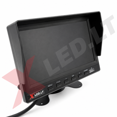 Parkavimo monitorius AHD 1080P DVR micro SD 7 colių 4 kanalai 4PIN 12V/24V 9 Parkavimo monitorius AHD 1080P DVR micro SD 7 colių 4 kanalai 4PIN 12V/24V 9