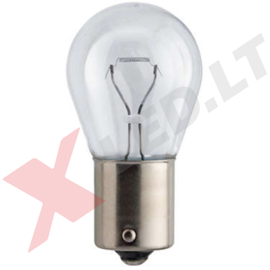 PHILIPS +60% Vision Plus P21W halogeninės lemputės 12V 21W 12498CP PHILIPS +60% Vision Plus P21W halogeninės lemputės 12V 21W 12498CP