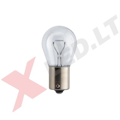 PHILIPS P21W BA15S halogeninė lemputė 12V 21W 12498CP PHILIPS P21W BA15S halogeninė lemputė 12V 21W 12498CP